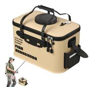 Secchio da pesca - Secchio da pesca vivente | Eca viva per pesca Bucket Eva pieghevole | Multifunzionale FIISH - Protezione di Buckett all'aperto con capacità 12/22L