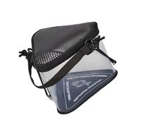 Secchio da pesca triangolare Contenitore per esche vive Secchio portatile per acqua Secchio pieghevole per pesci vivi pesciolino con coperchio a rete Attrezzatura da pesca EVA