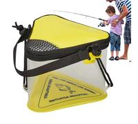 Secchio da pescatore, attrezzatura per la pieghevole - Secchio per vivere come esche - Per gli amanti dei pescatori all'aperto Padri Campeggio gite in spiaggia picnic al lago Serbatoio di