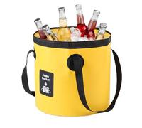 Secchio Da Spiaggia Pieghevole,Contenitore Acqua Giardinaggio - Secchio Pieghevole 12/20 L Antiscivolo con Maniglia per Lavare, Auto, Giardinaggio e Campeggio