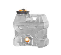 Secchio d'acqua portatile per campeggio, coperchio a vite, grande capacità,