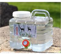 Secchio d'Acqua Retea 7,5-22 Litri, Contenitore d'Acqua Portatile Campig Drikig con Rubinetto, Bi d'Acqua di Grande capacità per Campig, Festa All'aperto, Tea Ceremoy, Transparent, 7.5L