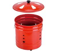 Secchio del Sacrificio in Smalto Rosso, Inceneritore da Giardino