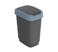 Secchio della spazzatura Rotho Twist Blue Azzurro Plastica 10 L