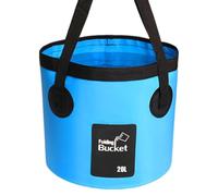 Secchio di Acqua portatile, Secchio di Pesca Pieghevole - Secchio Pieghevole da Campeggio da 20 litri,Contenitore Auto Leggero Acqua Casa Secchio di Lavaggio per la Pulizia dei Mobili