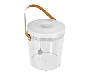 Secchio di circolazione - Acquario da viaggio da 2000 mAh | Vasca da scrivania adatta per camera da , recinto acquatico, acquario con luce per pescare bambini gioco sensoriale interno