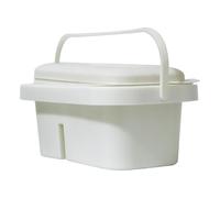 Secchio di lavaggio del bacino della pittura della rondella della spazzola dell'artista con la maniglia della tavolozza della