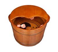 Secchio di legno del piede della schiuma di legno della spa del piede del barilotto di legno, secchio del piede della schiuma, vasca del pediluvio di massaggio, bacino di pedicure, secchio di