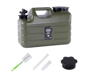 Secchio di stoccaggio dell'acqua, contenitore per acqua di grande capacità | Portatile | Secchio di educazione fisica alimentare con coperchio | Caraffa per idratazione verde militare a prova di perdite