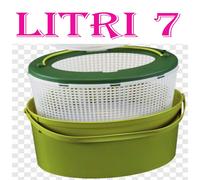 secchio doppio 7 l porta pesce vivo esche pesci pesca siluro luccio traina mare