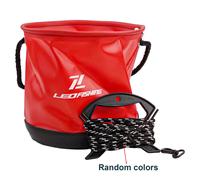 Secchio Esche Pesci Portatile 4 5L EVA Rotondo Pieghevole Serbatoio Acqua Conten