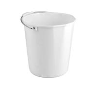 Secchio Expo Manico Ferro Litri 12 Bianco Giganplast
