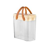 Secchio filtro per residui di tè con manico in pelle Piccolo bidone della spazzatura Contenitore per rifiuti Facile da pulire Filtro per residui Costruzione portatile Maniglia di design facile da