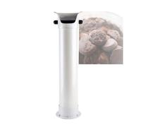 Secchio For Fondi Di Caffè, Contenitore Di Raccolta Di Grande Capacità Con Spazzole, Asciugamani E Sacchetti For La Spazzatura, For Uso Domestico(White)