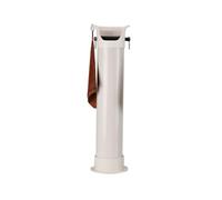 Secchio For La Raccolta Dei Fondi Di Caffè Con 25 Sacchetti For La Spazzatura E Asciugamano, For Bar, Bar E Negozi Di Tè Al Latte(White)