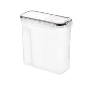 Secchio for riso ermetico a prova di umidità da 4 litri - Serbatoio sigillato in plastica trasparente for contenitori for cereali e alimenti da cucina(1 Piece)