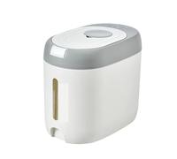 Secchio for riso sigillato a pressione for uso domestico - Contenitore resistente all'umidità for cereali, farina e cibo for animali domestici (cibo for cani)(S,10 pounds)