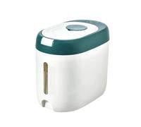 Secchio for riso sigillato a pressione for uso domestico - Contenitore resistente all'umidità for cereali, farina e cibo for animali domestici (cibo for cani)(Green,10 pounds)