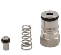 Secchio for soda for la preparazione casalinga di birra con colonna di bloccaggio a sfera e nucleo della valvola - Accessori in acciaio inossidabile 304 e gomma for uso alimentare， 1 pezzo(9 16-l)