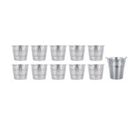 Secchio grasso in lamina di alluminio per barbecue portatile con fodere monouso