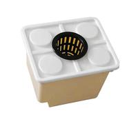 Secchio idroponico con gomiti sifone Vaso per fiori 12HX10x9 pollici Fioriera