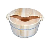 Secchio in legno per pediluvio, per pedicure, sauna, grande vasca da bagno per pediluvio, massaggio ai piedi per casa, spa per piedi e gambe per adulti (dimensioni calde come sempre