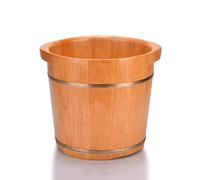 Secchio in legno per pediluvio, per pedicure, vasca da bagno per pediluvio, vasca da bagno per pediluvio, bacino per piedi per adulti, vasca per piedi per ammollo dei piedi, super facile da usare,