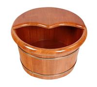 Secchio in legno per pediluvio, vasca per pediluvio, massaggi, spa, sauna, ammollo, secchio in legno per pediluvio, super facile da usare, luna piena, è così gentile di te speranzoso di perseguire la