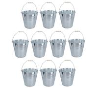 Secchio in metallo acciaio zincato 15L secchio acqua carbone fuoco serra...