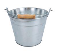 Secchio in metallo acciaio zincato 5L secchio acqua carbone fuoco serra...