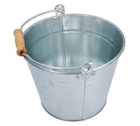 Secchio in metallo acciaio zincato 5L secchio acqua carbone fuoco serra...