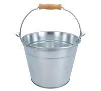 Secchio in metallo acciaio zincato 5L secchio acqua carbone fuoco serra...