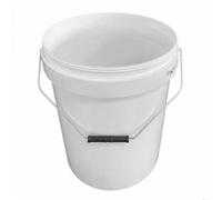 Secchio in Plastica per Alimentare + coperchio e manico mettallico da 6 e 14 kg.