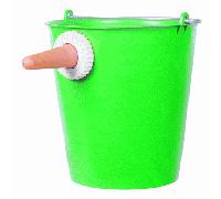 secchio in plastica pvc con poppatoio per vitelli vitello
