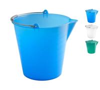 Secchio In Polietilene Con Bordo Sss Litri 15 Assortiti