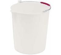 SECCHIO IN PVC BIANCO da 17 Litri con BECCO e manico ad arco 33x32H