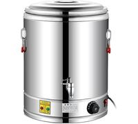 Secchio Isolato Commerciale, Bollitore per Acqua Calda, Acciaio Inossidabile 304, con Controllo del Termostato, Uso Commerciale O in Ufficio, with Faucet, 50L
