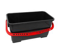 Secchio Lavavello Nero 22 lt IPC Bocca Larga Vetrate Graduato Black is Green