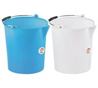 SECCHIO CON BECCO diametro 32cm 17lt AZZURRO