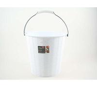Stefanplast Elegance Secchio Rattan, Bianco, 29.5 x 29.5 x 27 cm