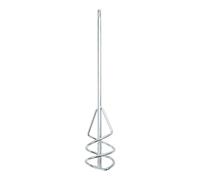 Secchio miscelatore a pagaia per mortaio resistente alla ruggine, per pittura e intonaco, asta per mescolare a spirale per costruzione fai da te, 10 cm x 50 cm