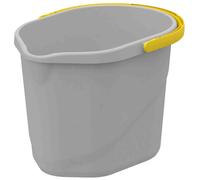 Apex Secchio da 12 Litri - Con Manico Ergonomico e Bocchetta di Svuotamento - Resistente, Pratico e Compatto - Ideale per Uso Domestico e Professionale