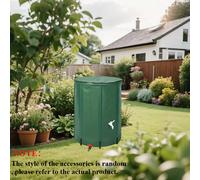 Secchio oversize per raccolta piovane da giardino, 200 litri - Verde, soluzione per lo stoccaggio dell'acqua , per giardinaggio e uso esterno, design , per l'uso in