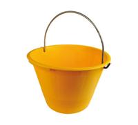 SECCHIO P/MURATORE PLAST C/ARCO GIALLO D 36CM 12 L 10 PZ
