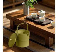 Secchio per acqua di scarico di tè grande con coperchio facile da pulire il