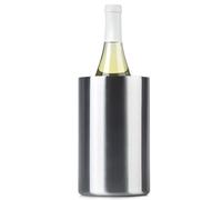 Secchio per birra a doppia parete, 1,2 litri, lungo e stretto, per feste, cocktail, casa, bar, (argento)