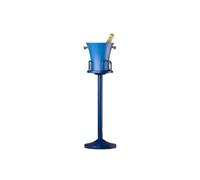 Secchio per birra a doppio strato, conservazione del calore, isolamento a freddo, KTV, champagne, vino rosso, birra, ghiaccio, grano, blocco di ghiaccio commerciale (blu)