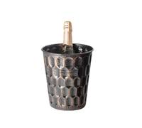 Secchio per birra a doppio strato, conservazione del calore, isolamento a freddo, per KTV, champagne, vino rosso, birra, ghiaccio, grani, ghiaccio (giallo scuro)