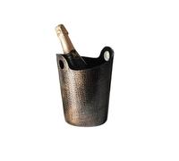 Secchio per birra a doppio strato, conservazione del calore, isolamento dal freddo, per karaoke, champagne, vino rosso, birra, ghiaccio, grani di ghiaccio, commerciale, rosso scuro