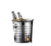 Secchio per birra con manici, mantiene il ghiaccio più freddo più a lungo, in acciaio inox, per cocktail, bar, vino, casa, bar, per interni o esterni, 7 l